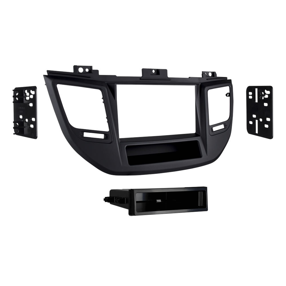 Metra 99-7369B Single-DIN Car Stereo Dash Kit - Compatible Fits for Hyundai Tucson 2016-2018