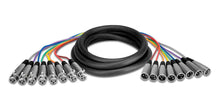 Charger l&#39;image dans la galerie, Hosa XLR-802, 8-Channel Male XLR to Female XLR Snake Cable - 2 Meter