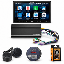 Load image into Gallery viewer, Alpine iLX-W670 7" Bluetooth Carplay +KTA-450 Power Pack + Accessory Bundle