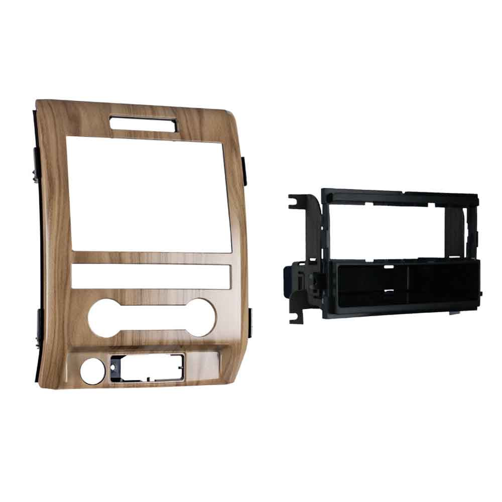 Metra 99-5820DW Single-DIN Car Stereo Mounting Kit - Compatible Fits for Ford F-150 11-12