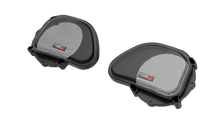 Load image into Gallery viewer, Cerwin Vega CDRG13 1998-2013 Harley Davidson® Road Glide Upper Fairing Speaker Grills w/Cerwin Vega Logo (Pair)