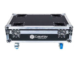 Colorkey CKU-9028 Charging Road Case for Mobilepar Mini Hex 4 Uplights