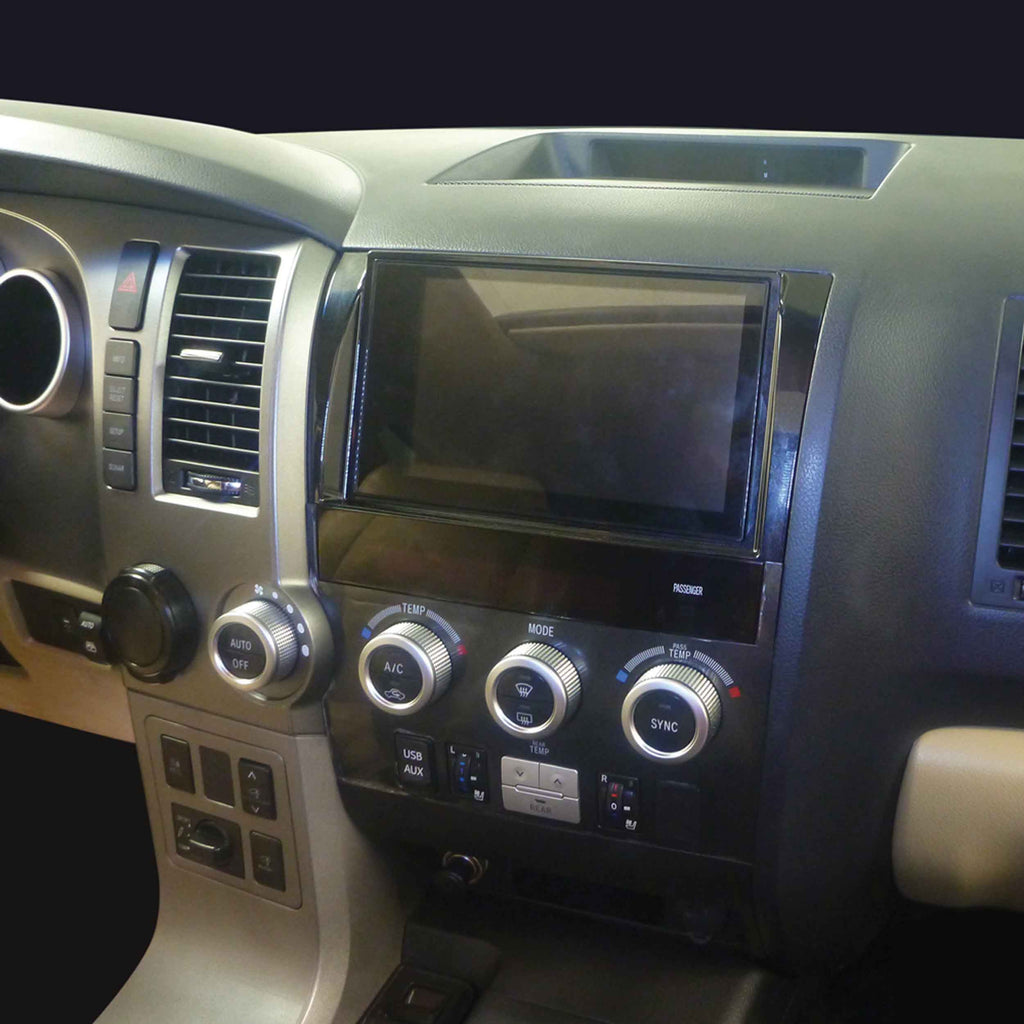 Metra 108-TO1B Double-DIN Car Stereo Dash Kit - Compatible Fits for Tundra 2007-2013 Sequoia 2008-Up