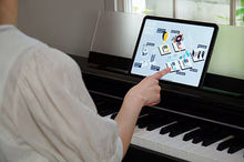 Load image into Gallery viewer, Casio Celviano APS200GB Digital Upright Piano - Gray/Beige