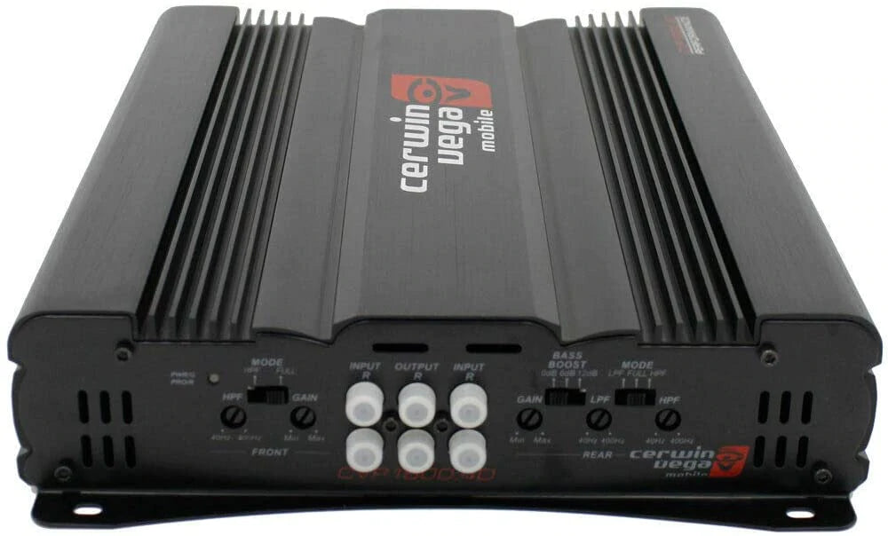 Cerwin Vega CVP1600.4 Amplifier with 2 H7694 6x9'' Speakers