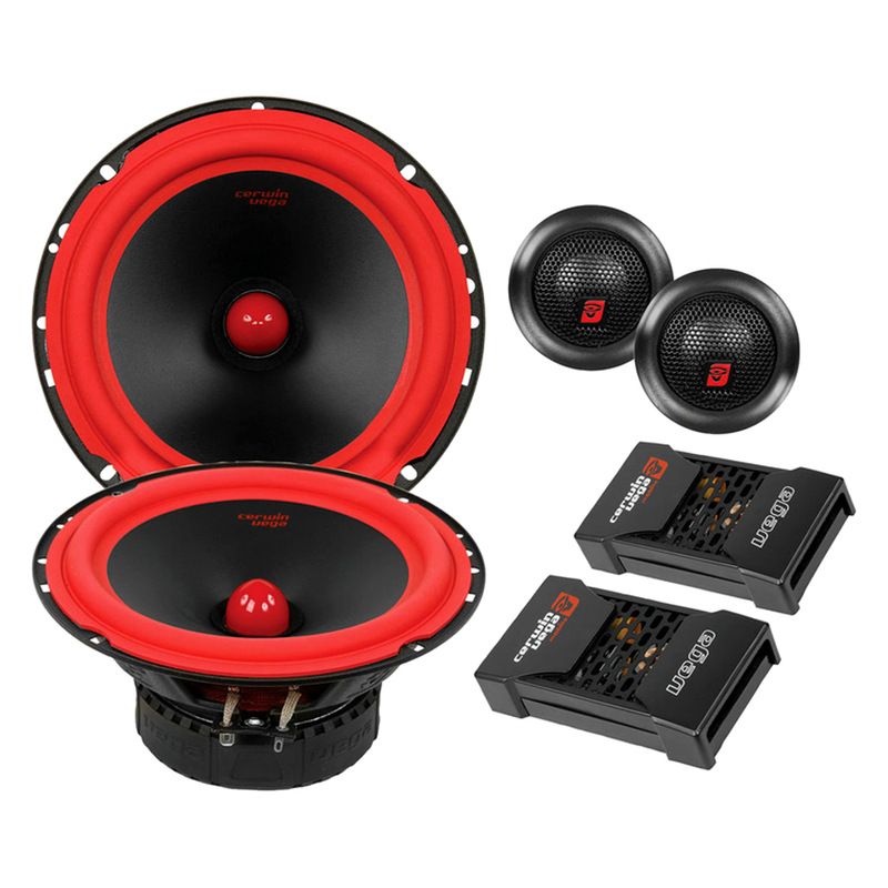 3 Sets Cerwin Vega Package 2 Sets V465C 6.5" 400W  2-Way Component Speaker & V465 400W 6.5" 2-Way Coaxial Speakers