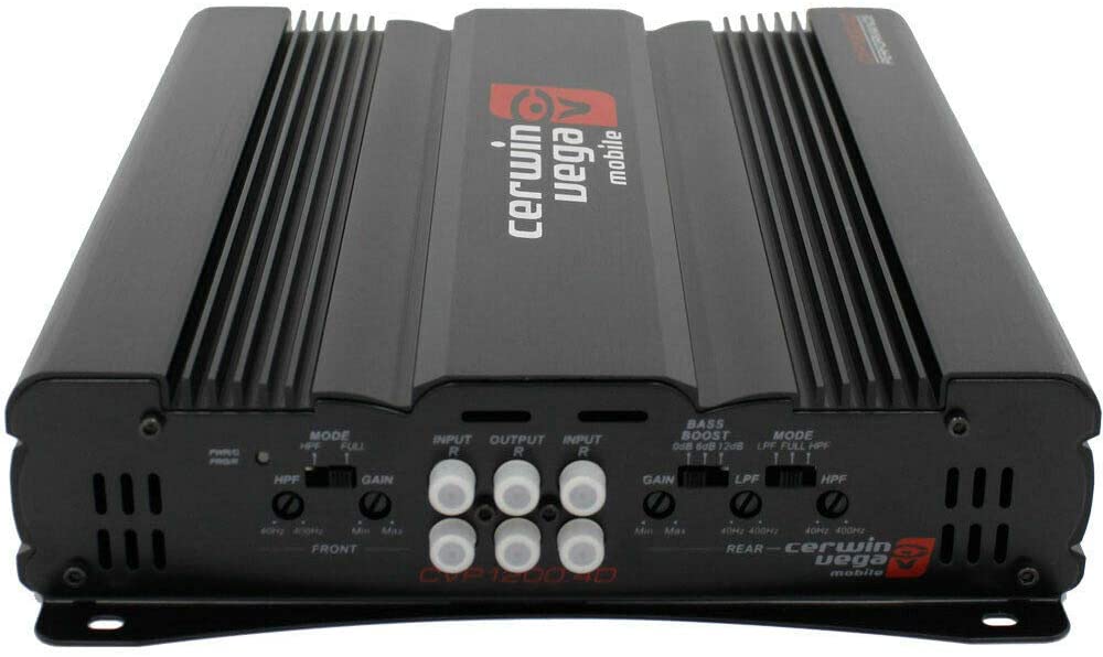 Cerwin Vega CVP1200.4D 4-Channel 1200W Bridgeable Class D Amplifier