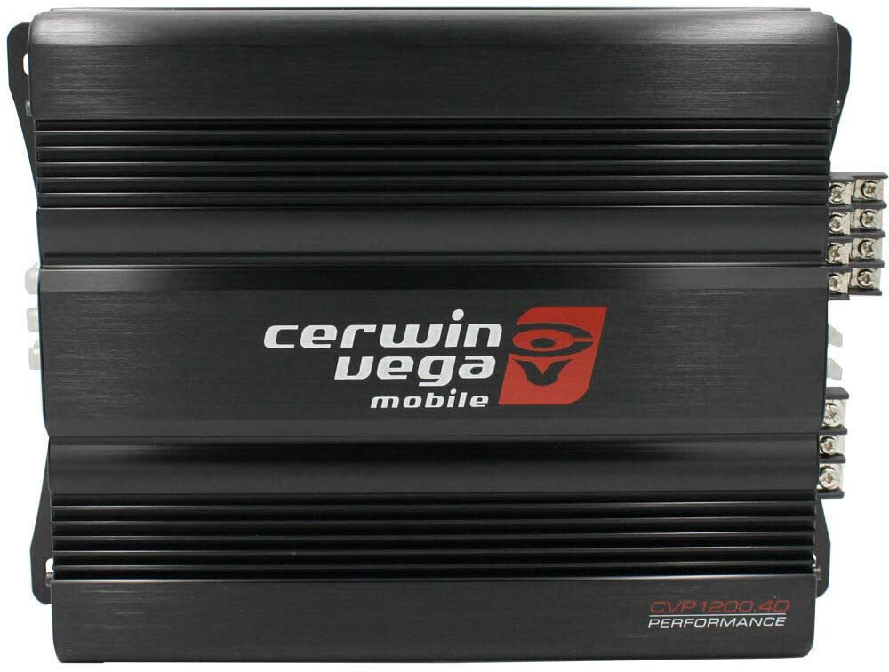 Cerwin Vega CVP1200.4D CVP Series 4-Channel Class D 1-Ohm Stable Amplifier