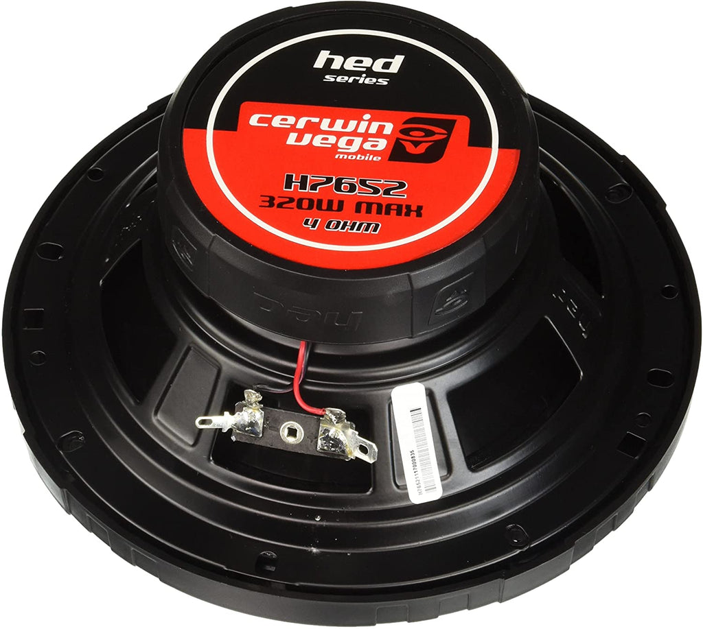 2 Pair Cerwin Vega H7652 6.5" 2-Way Coaxial Speaker System 640 Watts Max