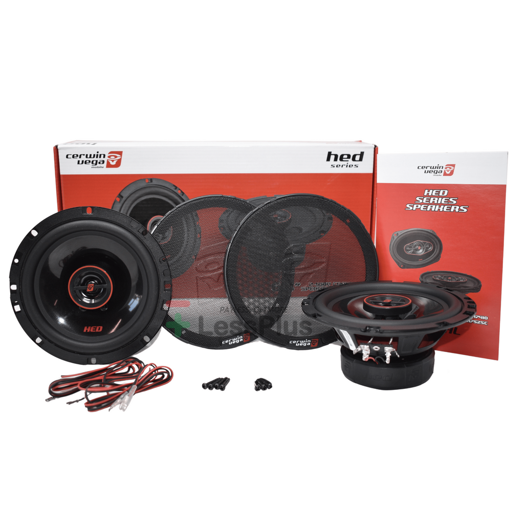 2 Pair Cerwin Vega H7652 6.5" 2-Way Coaxial Speaker System 640 Watts Max