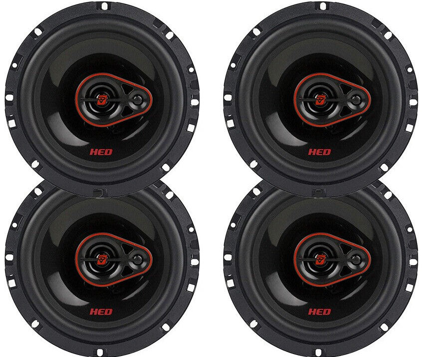 4 Cerwin Vega H7653 340W 6.5" 3-Way Power Handling Coaxial Speakers