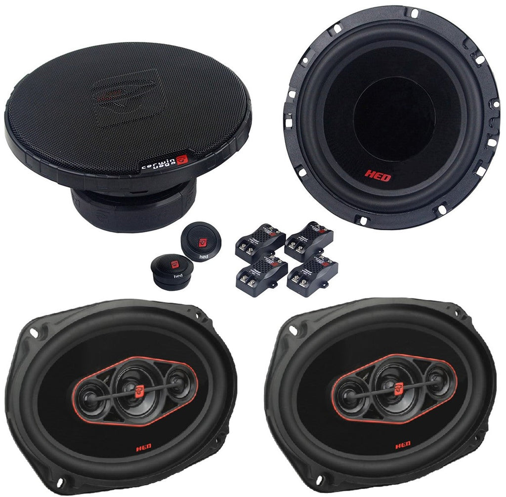 Cerwin-Vega H7694 440W 6x9" 4-Way + H765C 400W 6.5" 2-Way Car Speakers