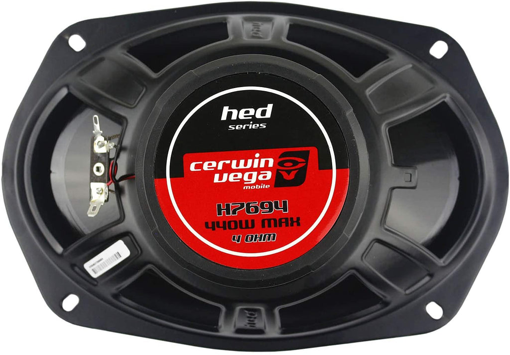 Cerwin Vega H7694 6x9″ 4-way Car Speakers & H752 5.25" 2-way coaxial speakers