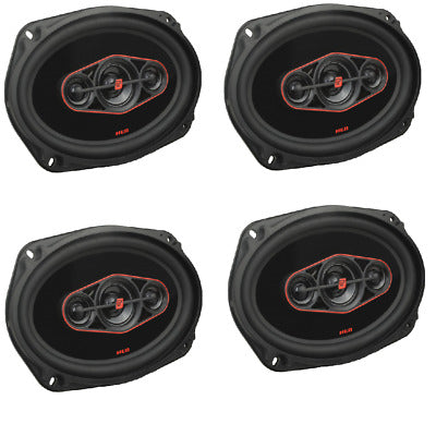 Cewin Vega 6x9 4-Way Coaxial Speaker System 440 Watts Max HED Series 4 Speakers Pack