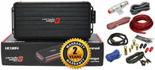 Charger l'image dans la galerie, Cerwin Vega VCU84 Compact/Micro 4 Channel Car Amplifier Class D+ 4G Amp Kit