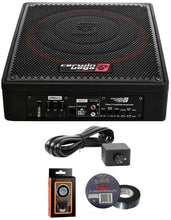 Charger l&#39;image dans la galerie, Cerwin Vega VPAS12-12 Shallow Mount Sealed Powered 600W Subwoofer Enclosure Bundle