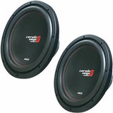 2 Cerwin Vega XED10V2 (XED10) 1000 Watts 10 Inch Single 4 Ohm Car Audio SUB