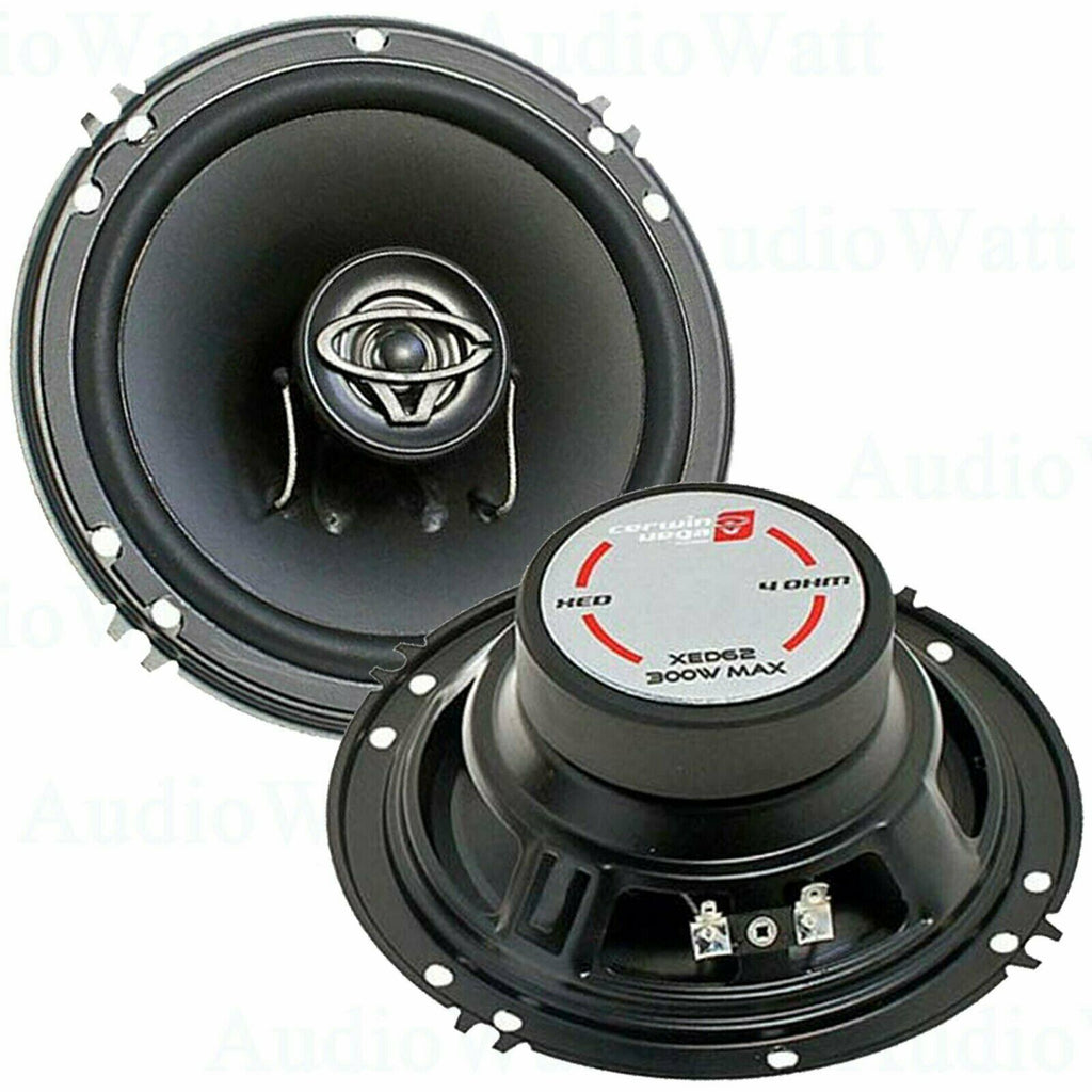 Cerwin Vega XED-62 XED 6.5-Inch 300 Watts Max 2-Way Coaxial Speaker Set