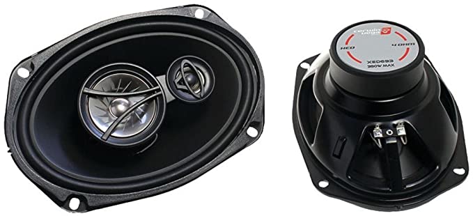 Cerwin Vega XED693 6x9" 3-Way Coaxial Car Speakers 350W