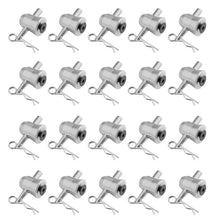 Load image into Gallery viewer, 20x Half Conical Coupler for Truss DJ Stage Lighting w/ Body Safety Clips Pins