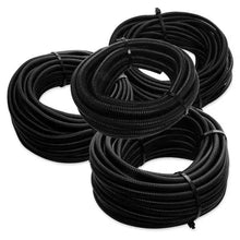 Load image into Gallery viewer, Absolute 4-Pack 1/4", 3/8", 1/2", 3/4" x 50 Feet Each Split Wire Loom Convoluted Tubing