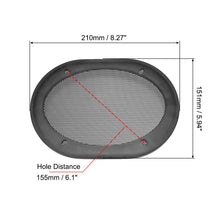 Load image into Gallery viewer, 2 Absolute USA CS68 &lt;BR/&gt;universal 6x8&quot; speaker coaxial component protective grills cover
