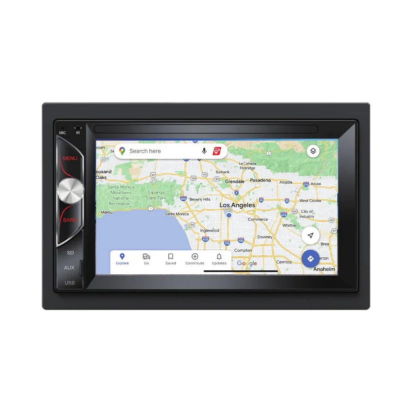 Cerwin Vega CV62BM 6.2” Double Din Multimedia Receiver + Camera