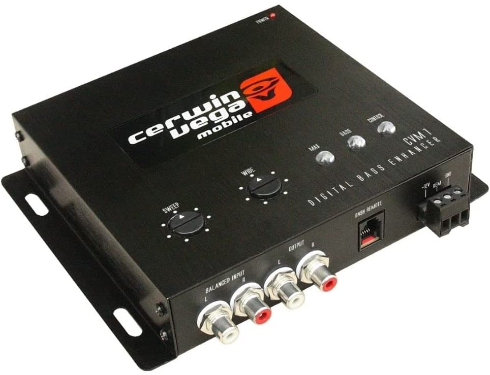 Cerwin Vega CVM1 Vega Series Digital Car Audio Bass Enhancer Driver Equalizer