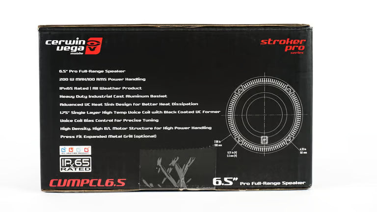 Cerwin Vega CVMPCL6.5 Stroker Pro 6.5" Full Range Speaker