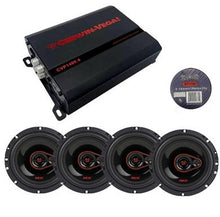 Load image into Gallery viewer, Cerwin Vega CVP1400.4 4CH Amplifier + 2 H7653 6.5" Car Speakers