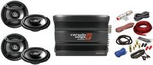 Load image into Gallery viewer, Cerwin Vega CVP1600.4D 1600W 4-Ch + 2 Pioneer TS-F1634 6.5" Speaker + 4G AMP Kit