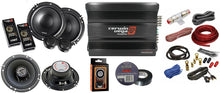 Charger l&#39;image dans la galerie, Cerwin Vega CVP1600.4D 1600W Amp + XED650C + XED-62 6.5&quot; Speakers + AMP Kit + Mobile Bracket &amp; Tape