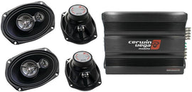 Cerwin Vega CVP1600.4D 1600W 4-Ch + 2 XED-693 6x9