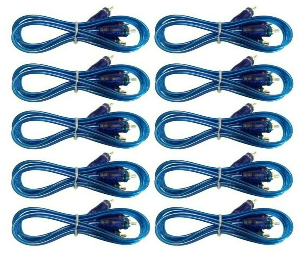 20 MK Audio 15' RCA Stereo Plug Cable 2 Male to 2 Male Car Stereo Marine Home Audio ATV