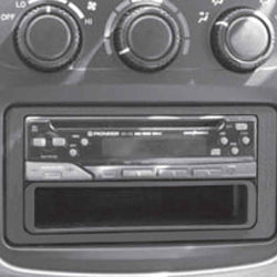 Metra 99-8268 Single/Double-DIN Car Stereo Dash Kit Compatible Fits Toyota Highlander without Navigation 2001-2007 / Sequoia 200