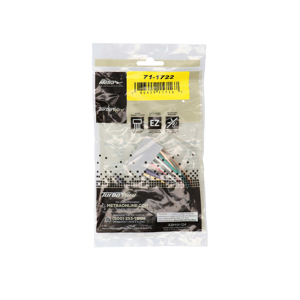 Metra 71-1722 OEM Harness - Compatible Fits for Honda Civic (excluding DX models) 2006-2010