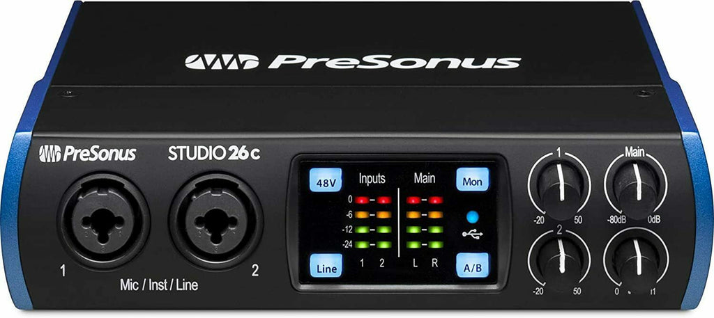 PreSonus Studio 26c USB-C Audio Interface