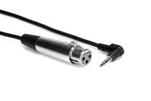 Charger l&#39;image dans la galerie, Hosa XVM-105F Camcorder Microphone Cable, XLR3F to Right-angle 3.5 mm TRS – 5 Feet