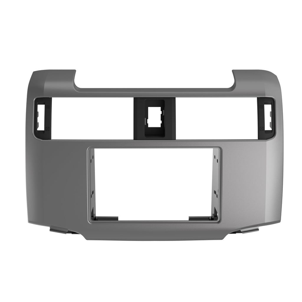 Metra 99-8271S Single/Double-DIN Car Stereo Silver Dash Kit - Compatible Fits for Toyota 4 Runner 2010-Up
