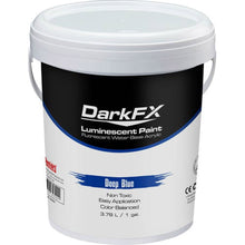 Load image into Gallery viewer, Antari DFX-VL1GL-DBL, Deep Blue UV Fluorescent Paint - 1 Gallon