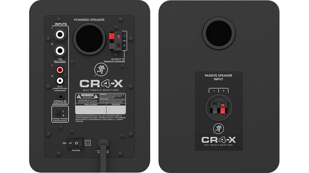 Mackie CR4-X, 4 Inches Creative Reference Multimedia Monitors - Pair