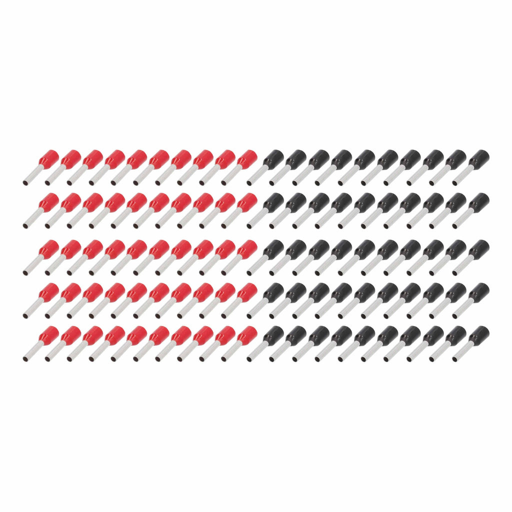 Tsunami TSX-1618GA-FERR 100-Piece Red and Black 16/18GA Ferrules - Refill Pack