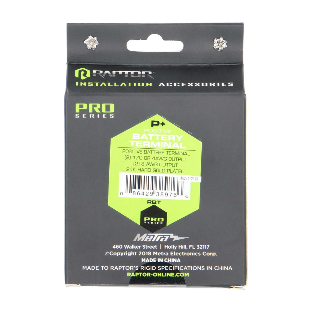 Raptor RBT Positive Battery Terminal - Pro Series
