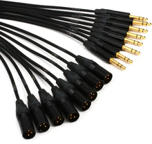 Charger l'image dans la galerie, Mogami GOLD 8 TRSXLRM-20 8-channel 1/4 inch TRS Male to XLR Male Snake Cable - 20 foot