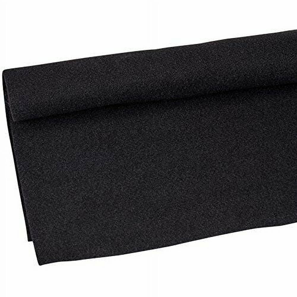 INSTALBAY C10BK 10-Feet Long/4-Feet Wide Black Carpet for Speaker Sub Box Carpet