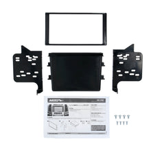 Load image into Gallery viewer, Metra 99-7381 Single DIN and Double DIN Stereo Dash Kit - Compatible Fits for Hyundai Santa Fe 2008-2009 (with NAV)