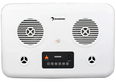 Diamond Audio DACC65 Blue Cooler with 2-Way 6.5" Marine Grade Built-in Speakers
