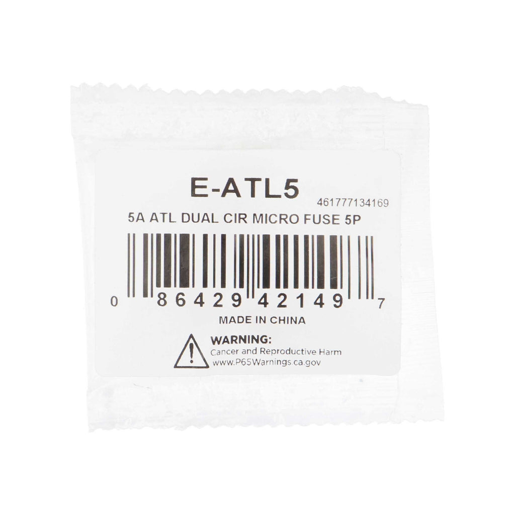 Install Bay E-ATL5 5 Amp ATL Dual Circuit Micro Fuses - 5 Pk