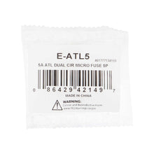 Load image into Gallery viewer, Install Bay E-ATL5 5 Amp ATL Dual Circuit Micro Fuses - 5 Pk
