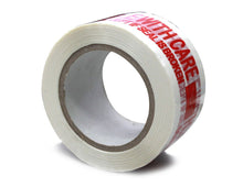 Load image into Gallery viewer, 2 3MIL PRINTED HANDLE WITH CARE CARTON SEALING PACKING BOX TAPE 2.5&quot; X 110 YARD